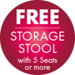 FREE stool with 5 seats or more